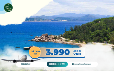 TOUR QUY NHƠN – HÒN KHÔ KỲ CO – EO GIÓ – PHÚ YÊN 4N4Đ LỄ 30/4 & 1/5 