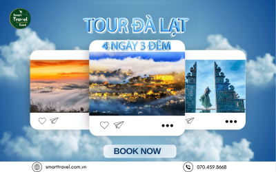 TOUR ĐÀ LẠT 4 NGÀY 3 ĐÊM – DONKI LAND – THE BALI HILL