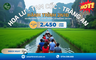 TOUR HOA LƯ - TAM CỐC - TRÀNG AN 2 NGÀY 1 ĐÊM