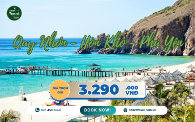 TOUR DU LỊCH PHÚ YÊN - QUY NHƠN - KỲ CO 3 NGÀY 3 ĐÊM 