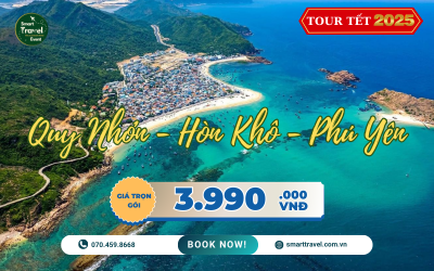 TOUR QUY NHƠN - HÒN KHÔ - PHÚ YÊN - 4N4Đ | TOUR TẾT 2025
