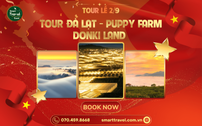 TOUR ĐÀ LẠT - CAFE MÊ LINH - DONKI LAND - BBQ 3N3Đ LỄ 2/9