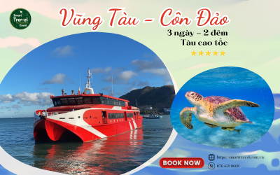 TOUR  VŨNG TÀU-CÔN ĐẢO - TRẢI NGHIỆM TÀU CAO TỐC 5 SAO 3N2Đ