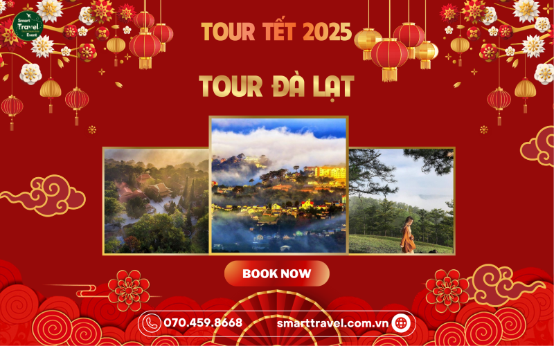 TOUR ĐÀ LẠT – BẢN TÌNH CA PHỐ NÚI 4N3Đ | TẾT 2025