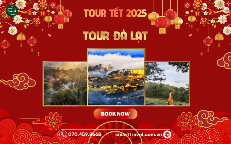 TOUR ĐÀ LẠT – BẢN TÌNH CA PHỐ NÚI 4N3Đ | TẾT 2025